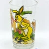 Verre Winnie L'ourson Castor Disney VMC Reims Vintage Moutarde -Disney verre winnie ourson coco lapin walt disney productions vmc reims vintage moutarde 2