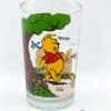 Verre Winnie L'ourson Disney VMC Reims Vintage Moutarde