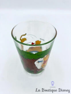 Verre Winnie L'ourson Disney VMC Reims Vintage Moutarde -Disney verre winnie ourson walt disney productions vmc reims vintage moutarde 3